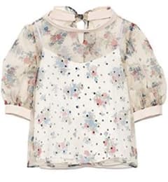 ☆Ami❤︎様専用☆ Lily Brown シアーフラワートップスのサムネイル