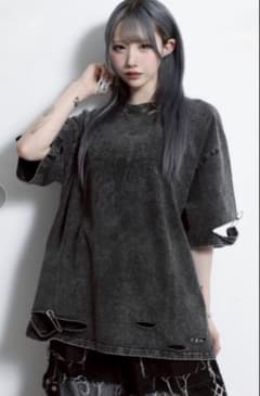 REFLEM スカルプリントダメージTシャツ 半袖のサムネイル