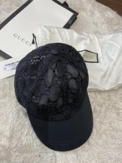 GUCCI★キャップ★BLACK★調節可★春夏秋のサムネイル