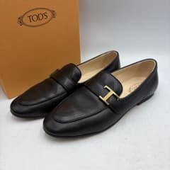 EC129C TOD'S レザーローファー 37 約23.5cm ブラック EC129C TOD'S レザーローファー 37 約23.5cm ブラック - メルカリ