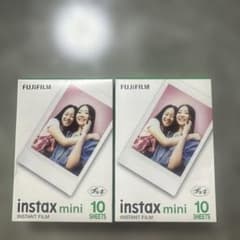 FUJIFILM instax mini インスタントフィルム 10枚入 2箱のサムネイル