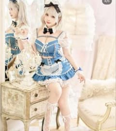 パフスリーブデニムドールメイド Malymoon コスプレ マリームーン