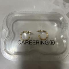 CAREERING PLACEBO 301 ゴールド フープピアスのサムネイル