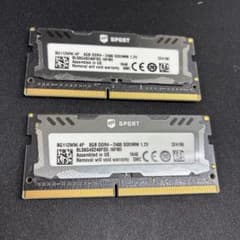 Crucial Ballistix DDR4 2400 8GB 2枚組 - メルカリ