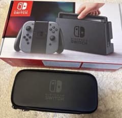 Nintendo Switch 本体 グレー 付属品完備のサムネイル