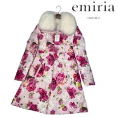 希少品新品未使用エミリアウィズオーロラジュエリーダウンコート 新品未使用 emiriawiz エミリアウィズ ダウンコート フローラル