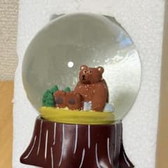 しんまいぐまスノードーム』オカタオカ - メルカリ