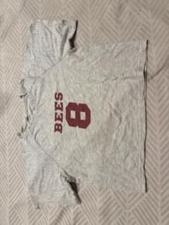 BEES 8 ロゴプリント 半袖Tシャツ グレーのサムネイル