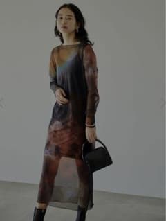 ameri vintage TAIDAI SHEER LONG TOPのサムネイル