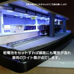 ジオラマ Nゲージ 複線地下駅 ライト付き クリアケース入り - メルカリ