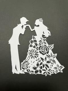 切り絵　ハンドメイド　ウェディング　結婚式のサムネイル