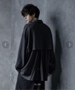 KUUPY インバーテッドプリーツシャツのサムネイル