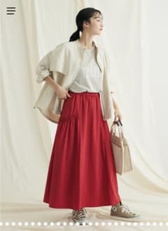 CRAFT STANDARD BOUTIQUE   サイドフリルギャザースカートのサムネイル