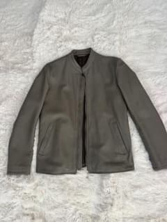MEN'S MELROSE グレージュ　レザージャケットのサムネイル