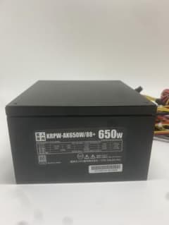 玄人志向 KRPW-AK650W/88+  ATX電源のサムネイル