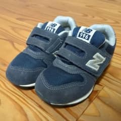 New Balance 996 キッズシューズ ネイビーのサムネイル