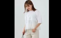 green label relaxing　チュール付きTシャツのサムネイル