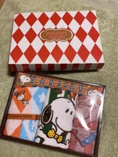 ⭐︎未使用未開封⭐︎SNOOPYフェイスタオルセット!のサムネイル