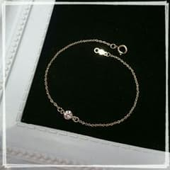 K14gf CZダイヤの華奢ブレスレット♡agete,TIFFANY,AHKAHのサムネイル