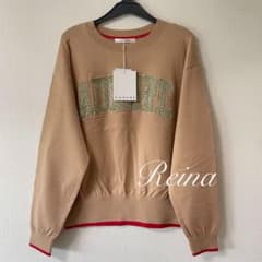 新品✨2025 CADUNE カデュネ キラロゴニット キャメル 新品✨2025 カデュネ キラロゴニット ロゴラメニット アルページュ