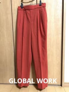 GLOBAL WORK テラコッタ ゴムウエスト スラックスのサムネイル