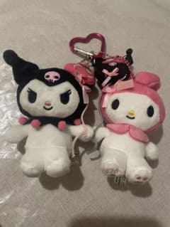 クロミ マイメロディ ぬいぐるみマスコット 2種セットのサムネイル
