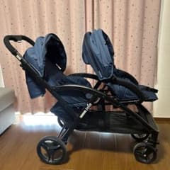 Joie 二人乗りベビーカー ネイビーのサムネイル