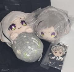 文豪ストレイドッグス 中島敦 ぴょこぬい もちマス キーホルダー 3種