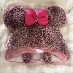 ディズニーファンキャップ ヒョウ柄 ピンクのサムネイル