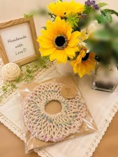 ハンドメイド かぎ針編み シュシュのサムネイル