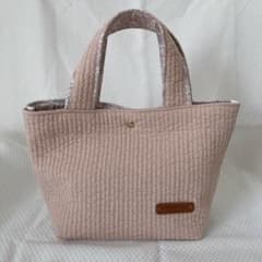 Veritas様専用　底板あり　【ハンドメイド】　ヌビ×リバティバッグのサムネイル