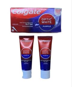Colgate コルゲート オプティックホワイト パープル100gx 2個のサムネイル