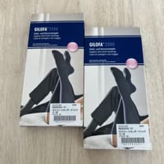GILOFA 2000 着圧ソックス Mサイズ ブラック2箱 - メルカリ