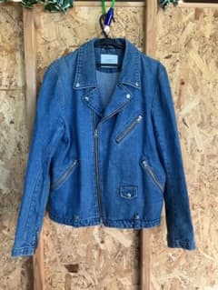 BROWNY VINTAGE デニム ライダースジャケット L