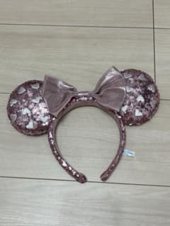 ディズニー カチューシャ ピンク ハート スパンコールのサムネイル