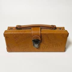 わちふぃーるど 猫のダヤン 牛革 トランク メガネケース WACHI FIELD