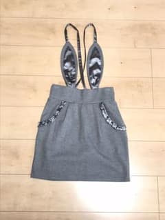 one spo うさぎミニスカート グレーのサムネイル