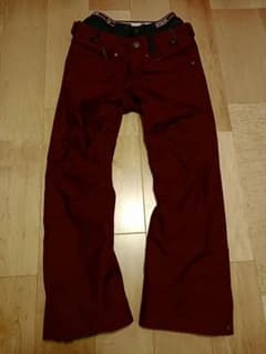 美品】ESTIVO スノーボードパンツ バーガンディ ワインレッド 女性用S