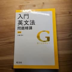 入門英文法問題精講のサムネイル