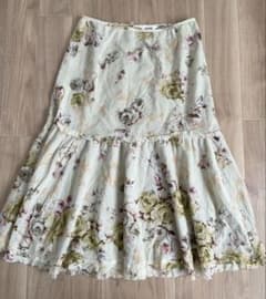美品✨ INGEBORG 花柄スカート インゲボルグ フレアスカート ロング