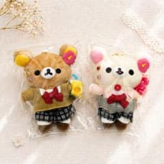 リラックマストア限定 ぶらさげぬいぐるみ JK 制服 ギャル　3点セット リラックマストア限定 ぶらさげぬいぐるみ JK 制服 ギャル 2点セット