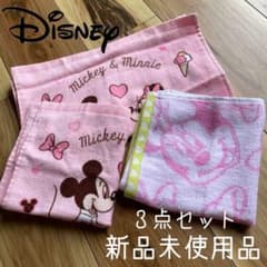 Disney 미키 & 미니 타월 3 점 세트 [신품 미사용품]