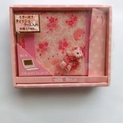 ていにいすたじお ミラー付きティッシュケース 和風ちりめんのサムネイル