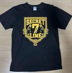 SECRET 7 LINE Tシャツ ブラック Mサイズのサムネイル