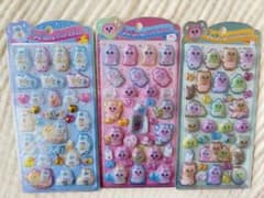 《正規品》うるちゅるポップシール　おぱんちゅ　んぽちゃむのサムネイル