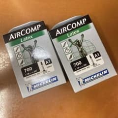 MICHELIN AIRCOMP Latex 700x18-20C チューブ2本のサムネイル