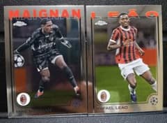 Topps Chrome メニャン レオン ACミラン 2枚セットのサムネイル