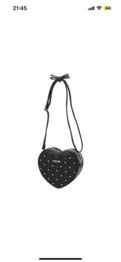 NOEMIE ハート型ショルダーバッグ ブラックのサムネイル