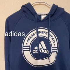 adidas ロゴパーカー ブルーのサムネイル