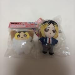 ハイキュー 孤爪研磨ちみけもますこっと、chibiぬいおすわりマスコットセットのサムネイル